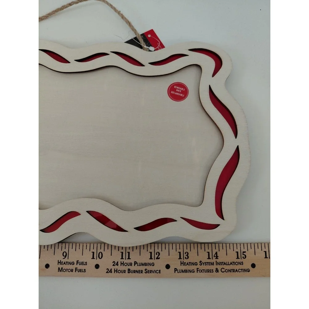 Make Market DIY Wood & Acrylic Decor Plaque Sign Christmas NWT